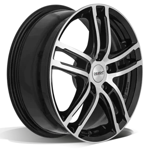 DEZENT TZ dark alloy wheel extreme side