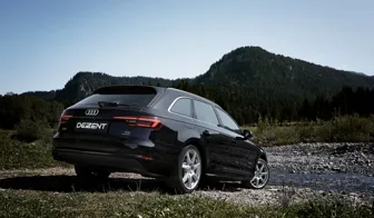 DEZENT TW silver Audi A4 rear