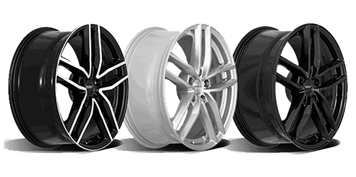 Alufelgen DEZENT TR dark, TR silver und TR black
