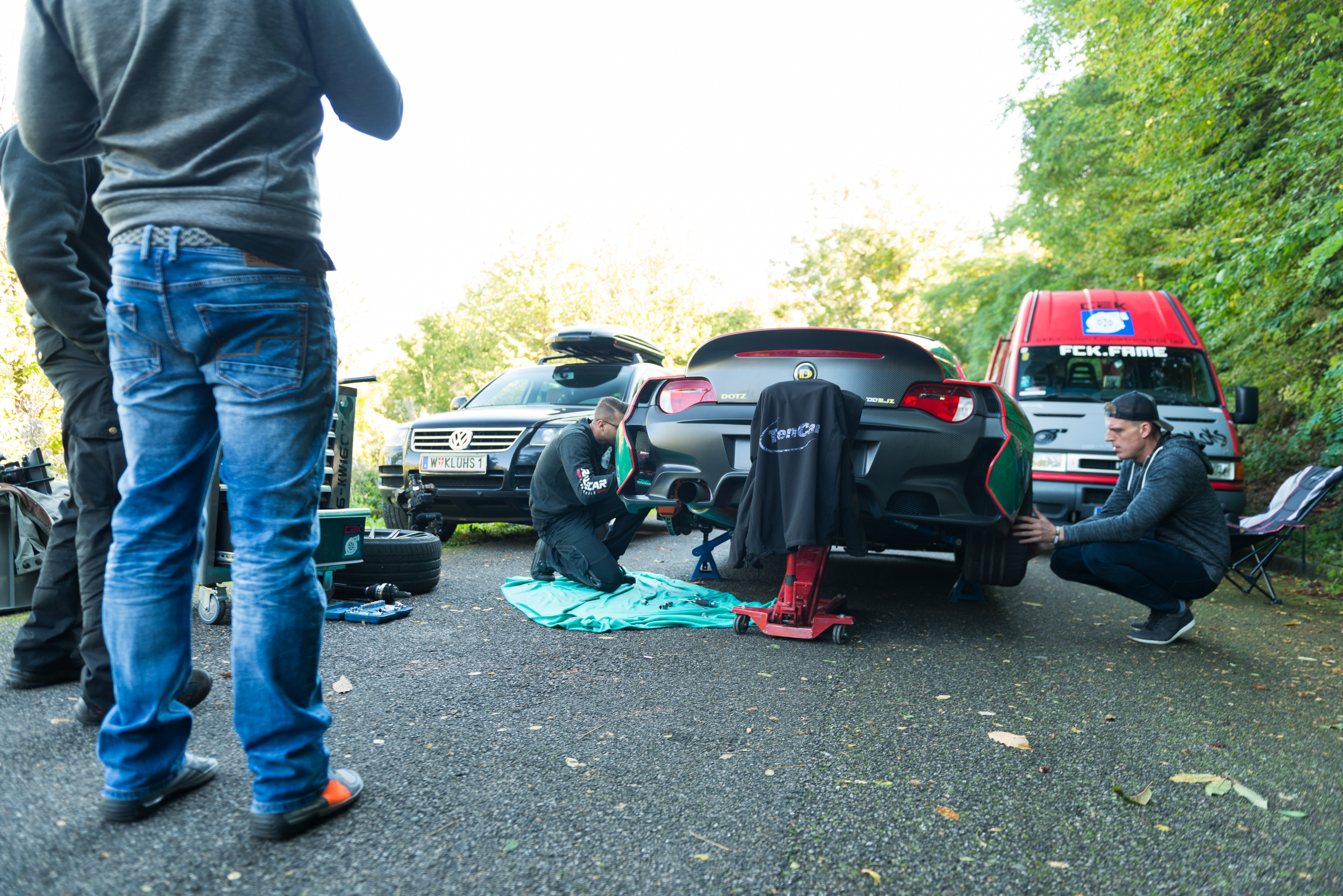 DOTZ DD2.JZ Drift csapat live video Misano dark felni