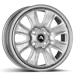 ALCAR Hybridrad 02 silver seitlich