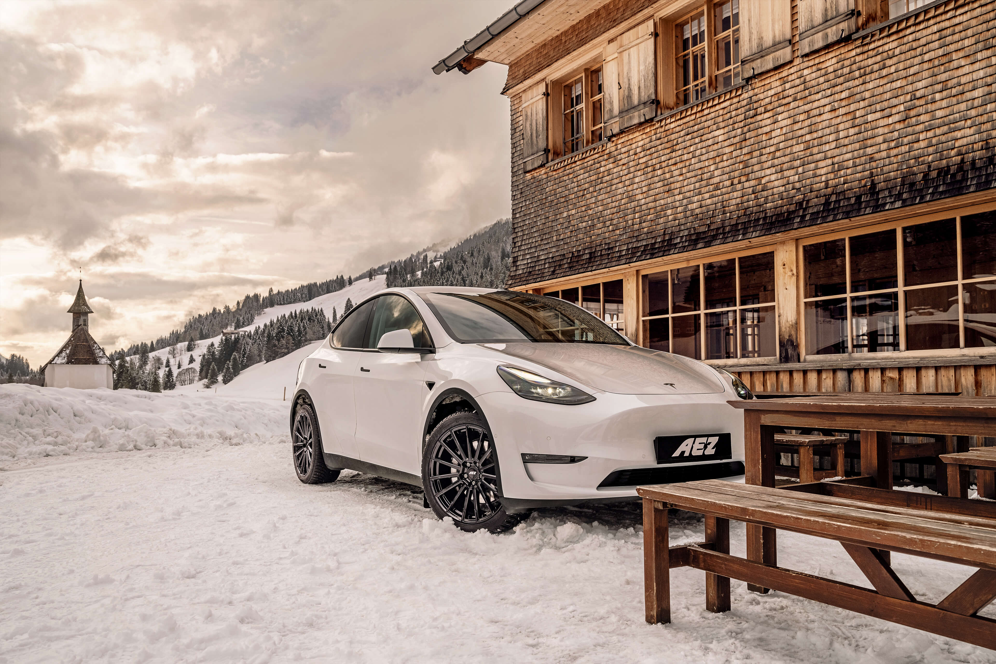 AEZ Atlanta black Tesla Model Y Front