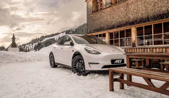 AEZ Atlanta black Tesla Model Y Front
