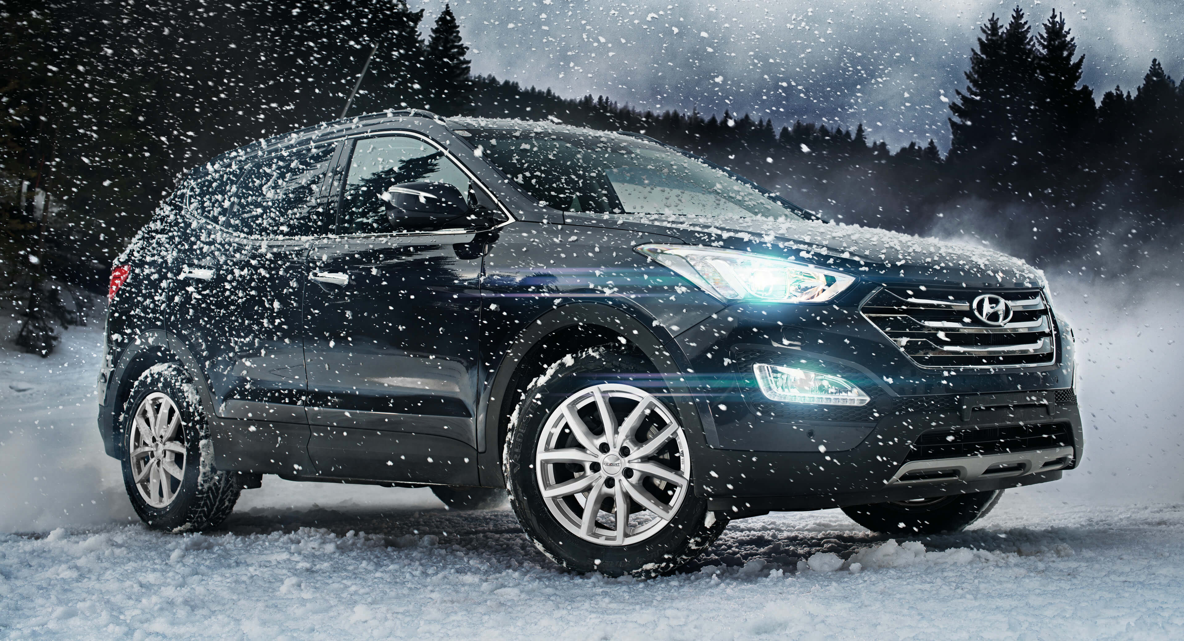 DEZENT TE alloy wheel silver Hyundai Santa Fe 17" 18"