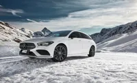 Mercedes CLA med AEZ Tioga graphite vinterfälgar från OCL Brorssons fälgspecialisten