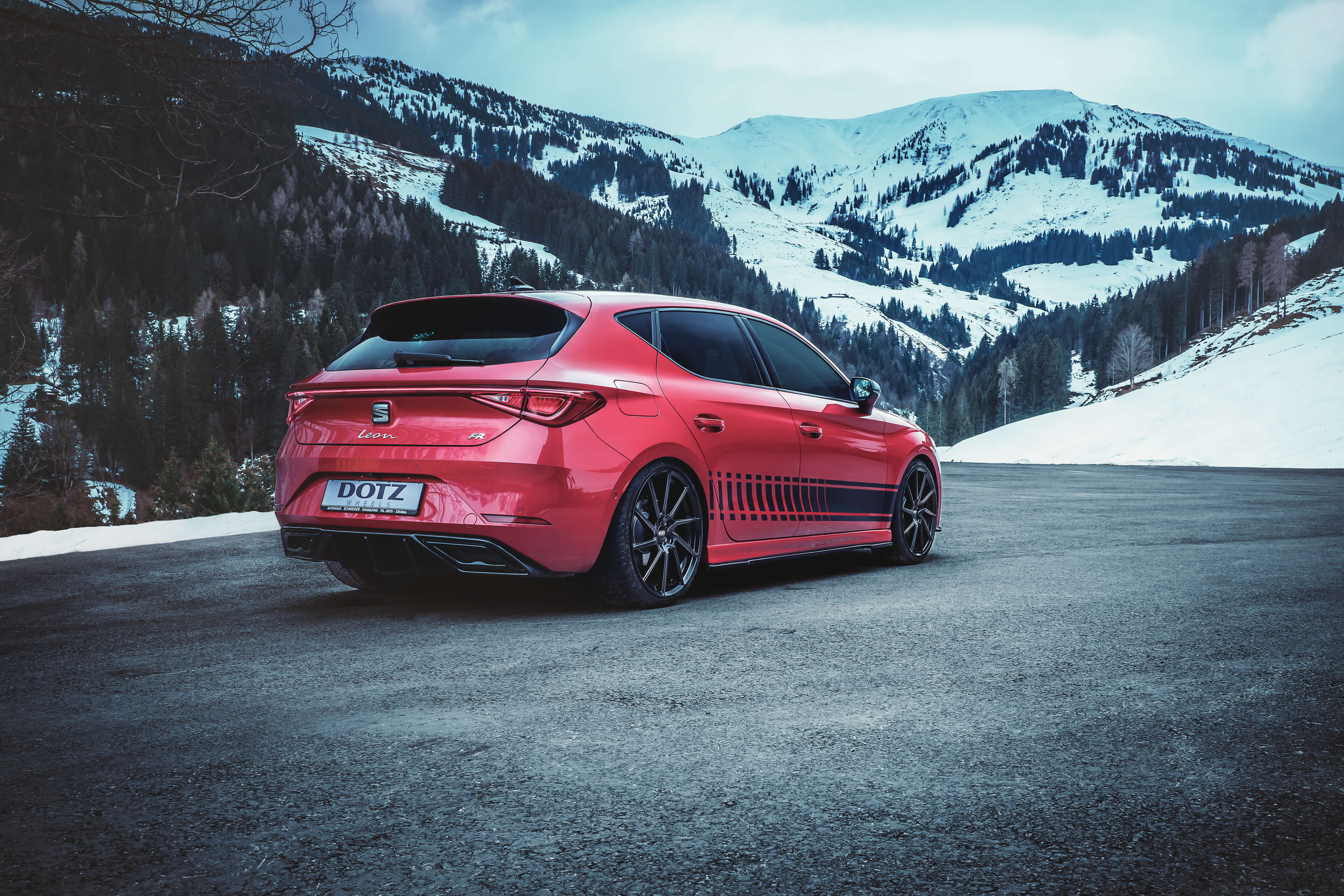 DOTZ Spa black Seat Leon Heck