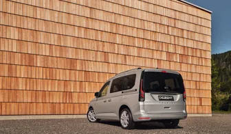 DEZENT TV silver Ford Tourneo rear