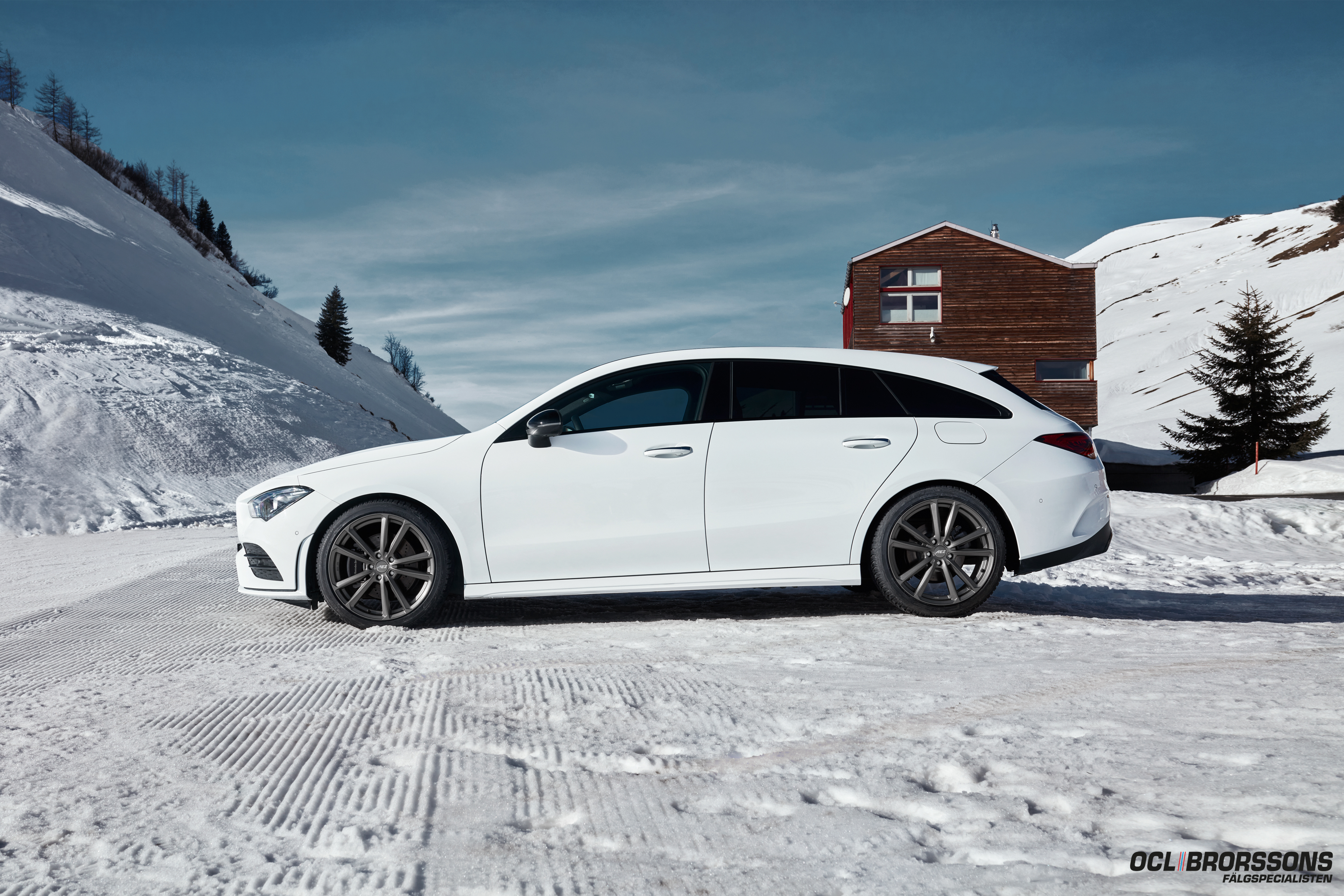 Mercedes CLA Med AEZ Tioga Graphite Vinterfälgar Från OCL Brorssons 03