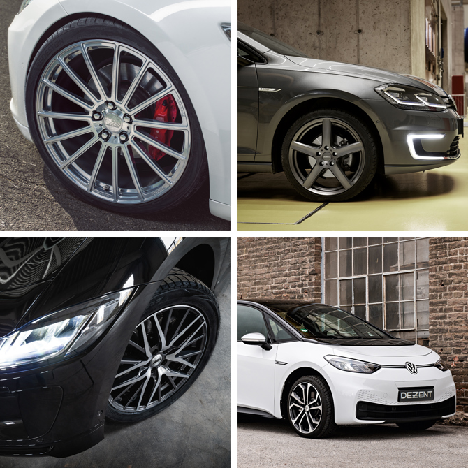 Az AEZ ECE csatlakozást is kínál a Tesla Model 3-hoz. A 18-20 hüvelykes méretekben az AEZ Steam többküllős felni tökéletesen illeszkedik a gunmetal front polírozott és a grafitmatt színváltozatokhoz.