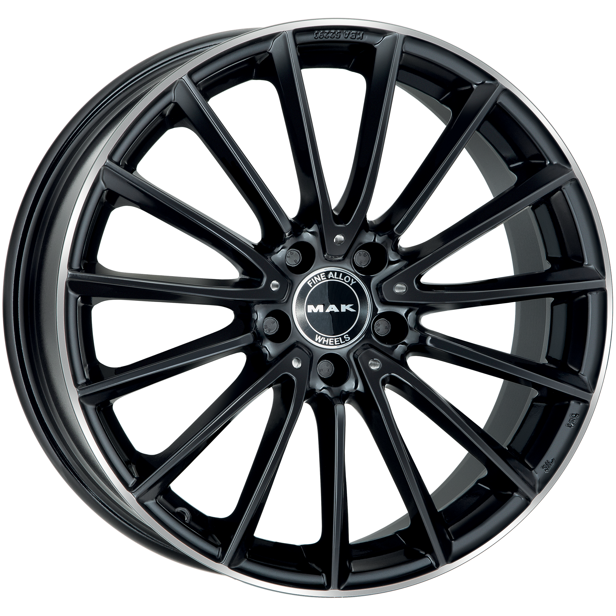 MAK Komet Gloss Black Mirror Ring Ant