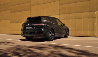 DEZENT TV dark BMW IX rear