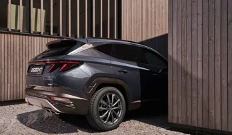 DEZENT KS graphite Hyundai Tucson rear