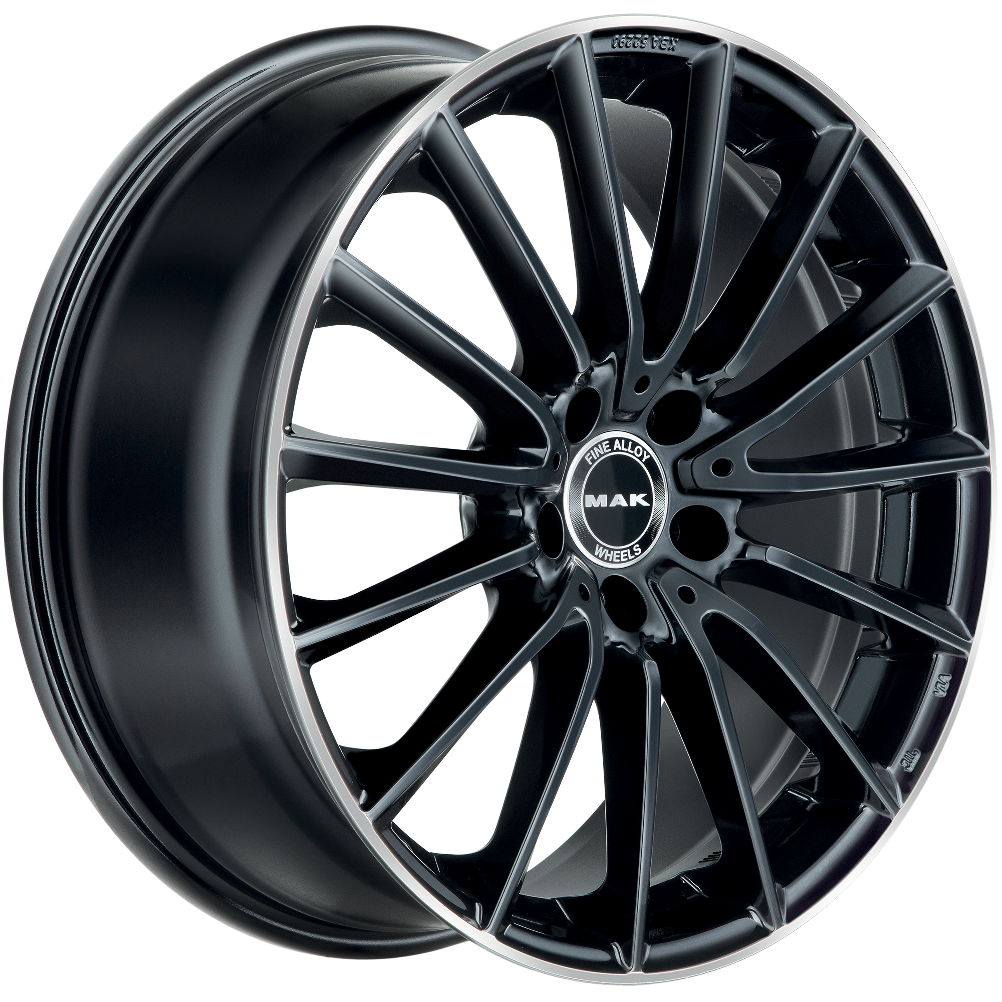 MAK Komet Gloss Black Mirror Ring 3 4