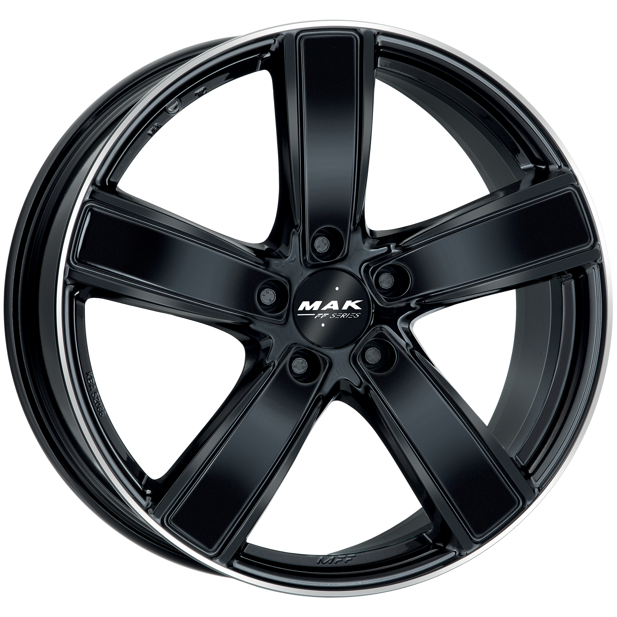 MAK Turismo FF Gloss Black Mirror Ring Ant