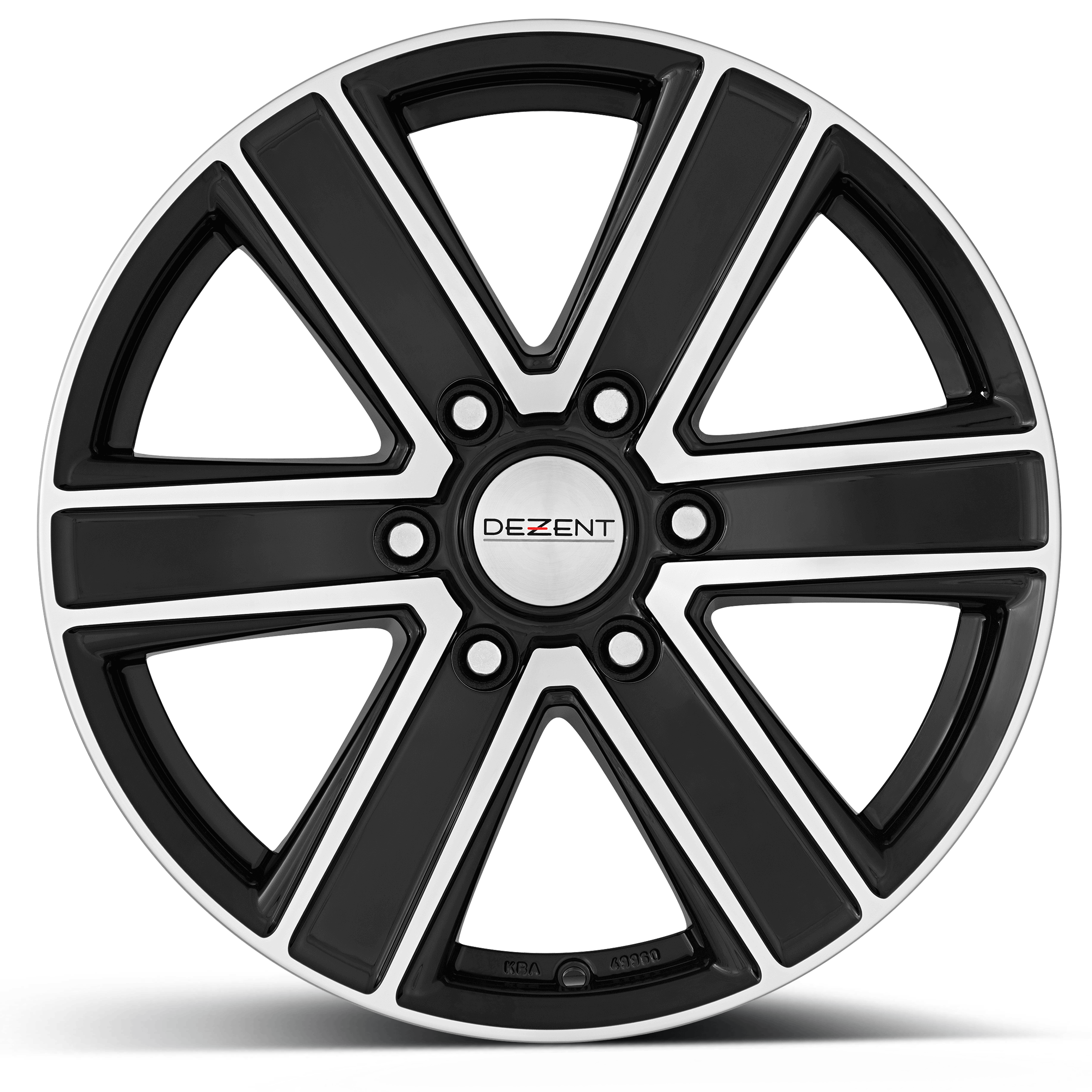 DEZENT TJ dark black alloy wheel front SUV Offroad