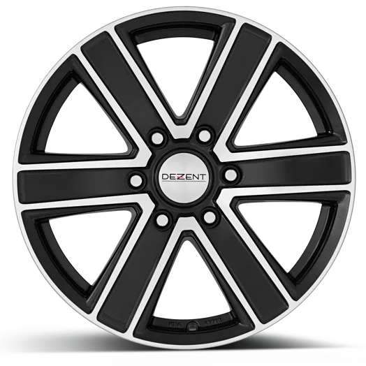 DEZENT TJ dark black alloy wheel front SUV Offroad