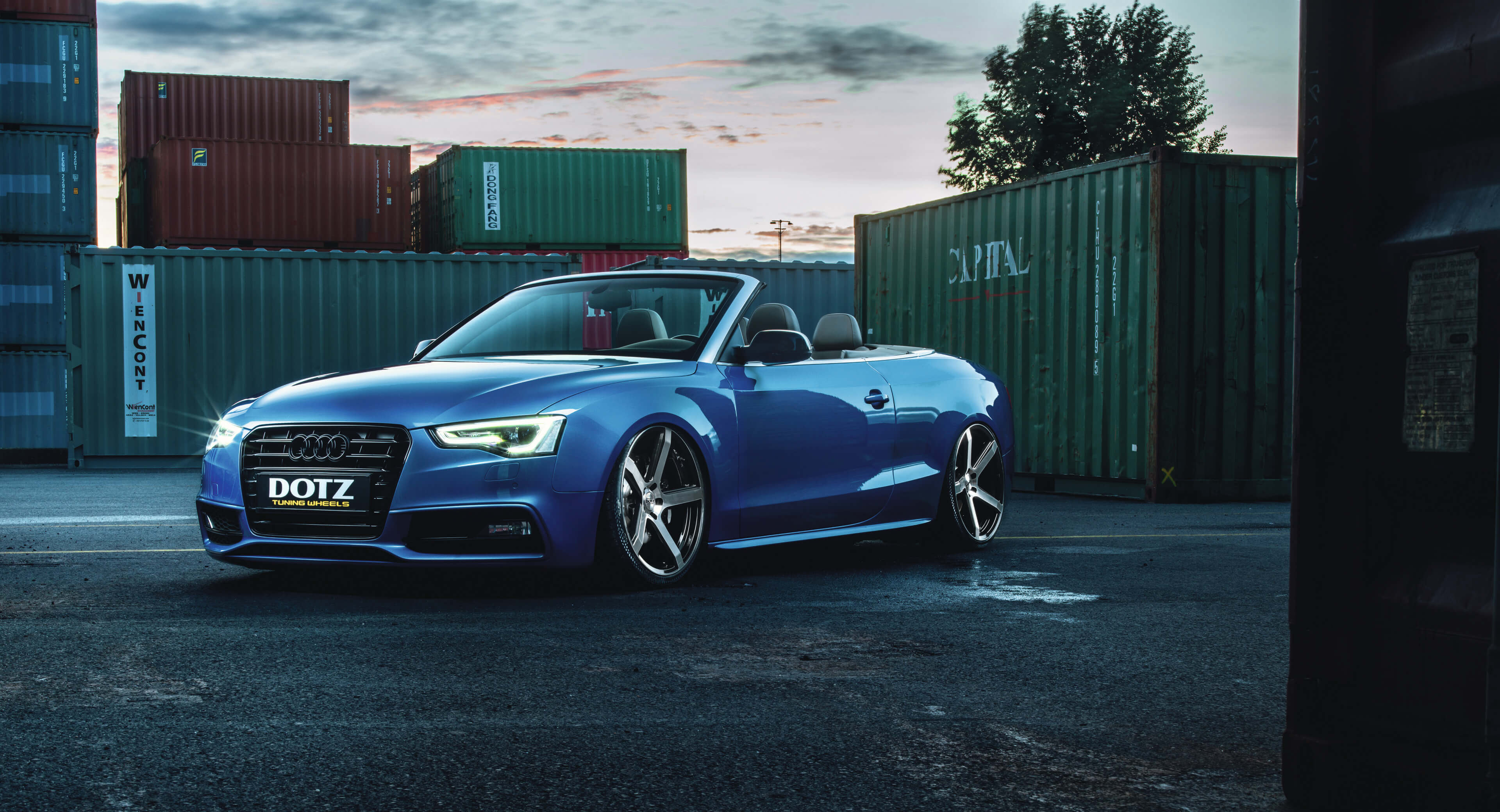 DOTZ CP5 dark alloy wheel Audi A5 Cabrio 5 five spokes 