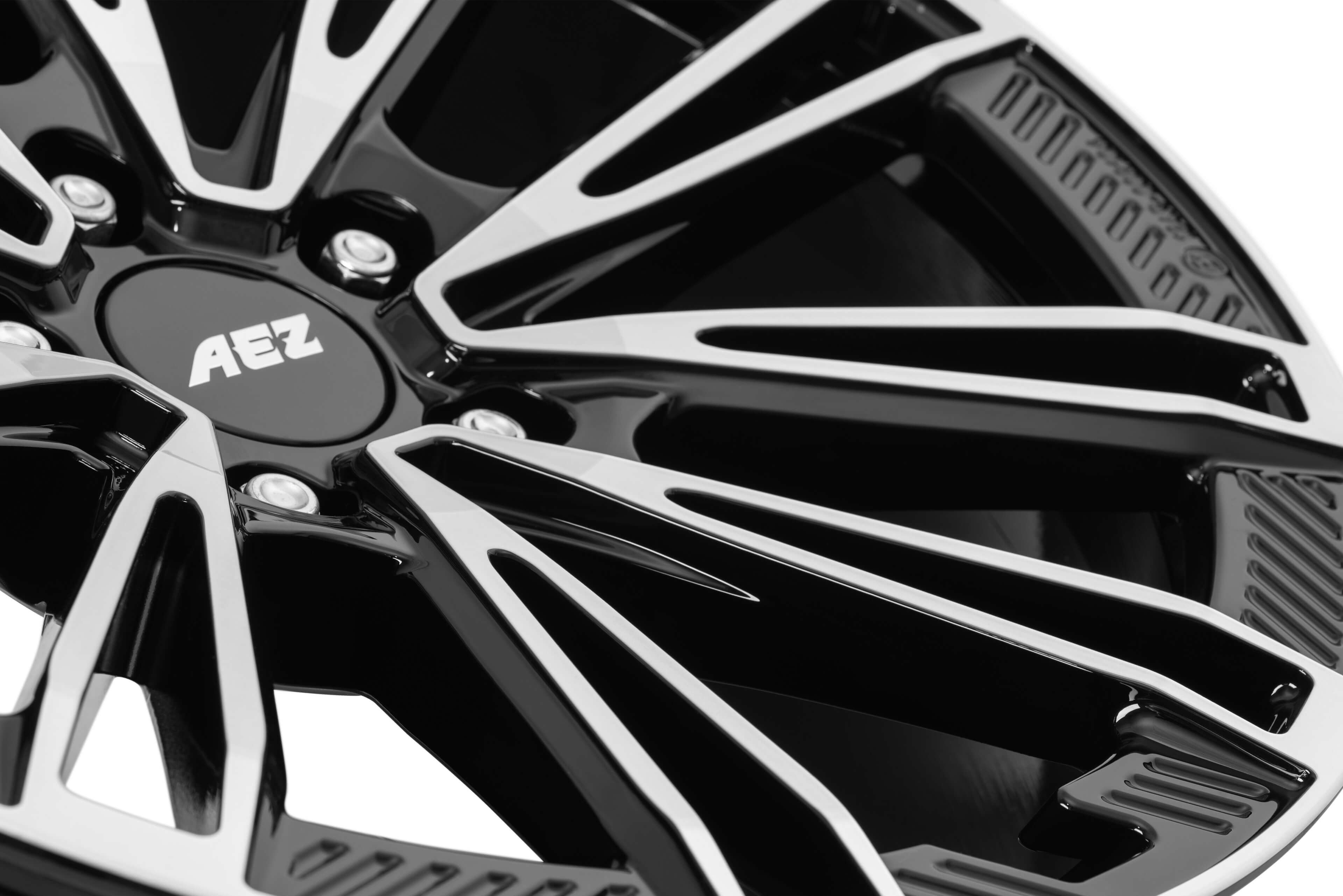 AEZ Alaska dark Detail Lochkreis Nabenkappe