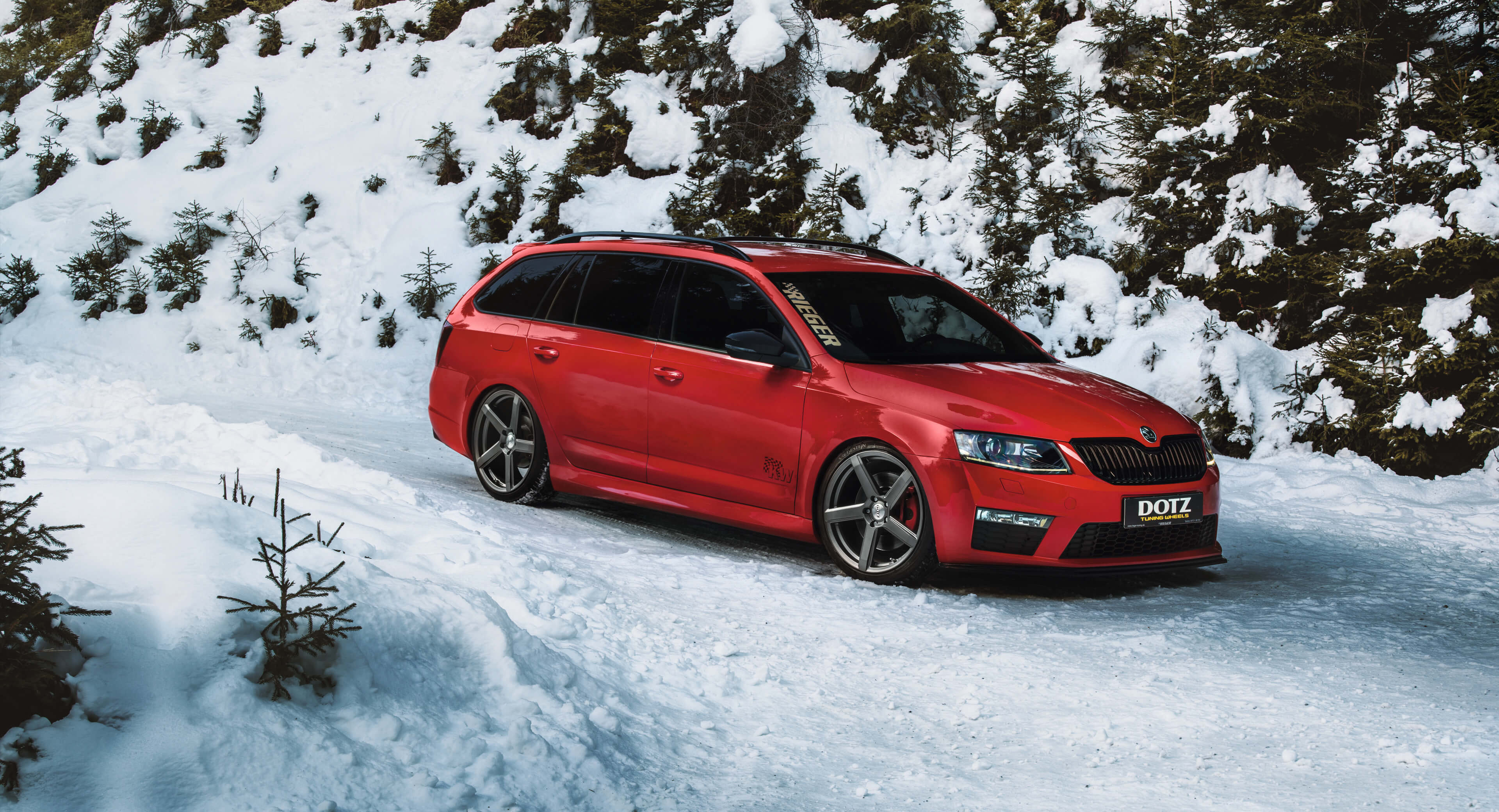 DOTZ CP5 alloy wheel Skoda Oktovia RS Kombi SR3 paint