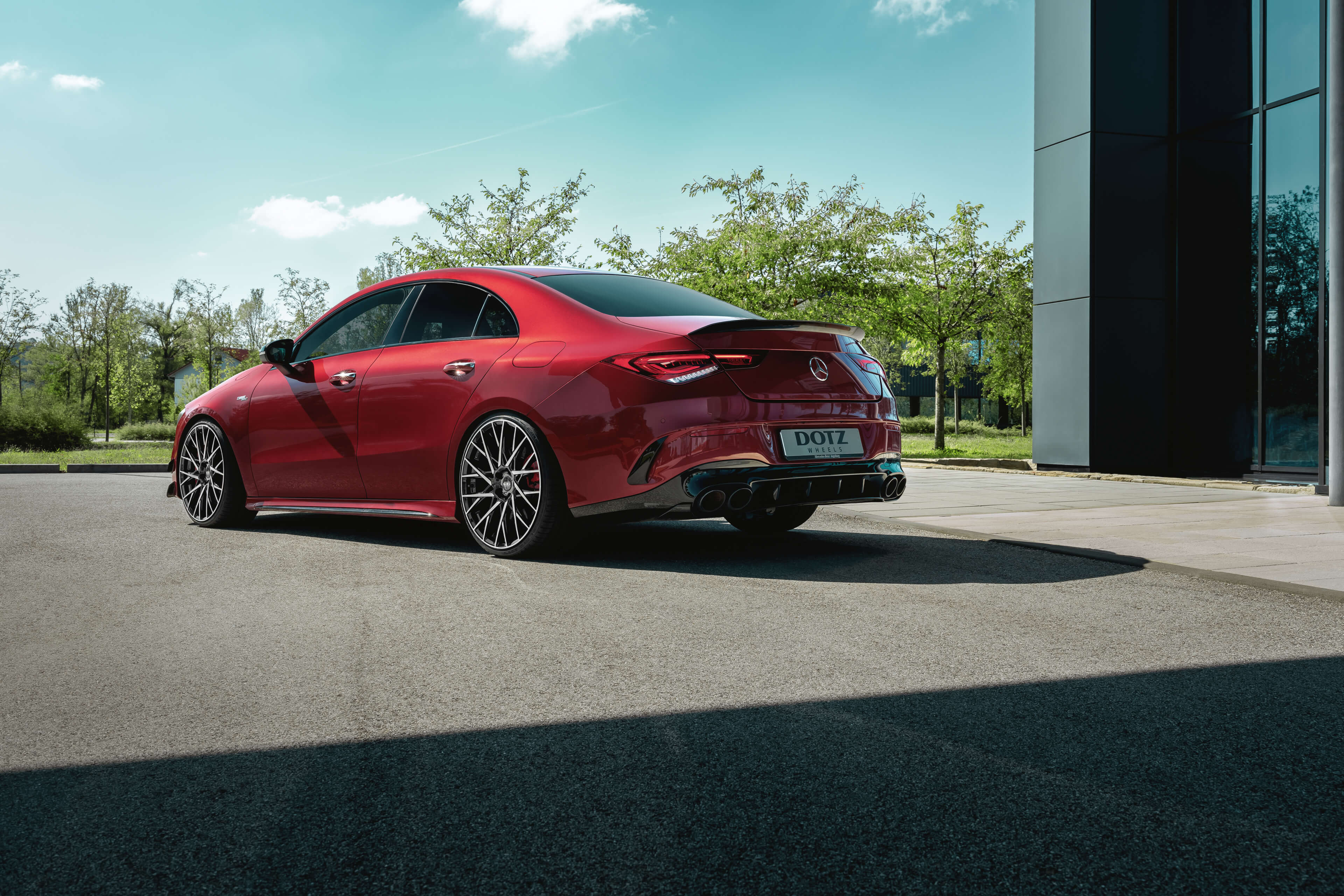 DOTZ Fuji dark Mercedes CLA 45 rear