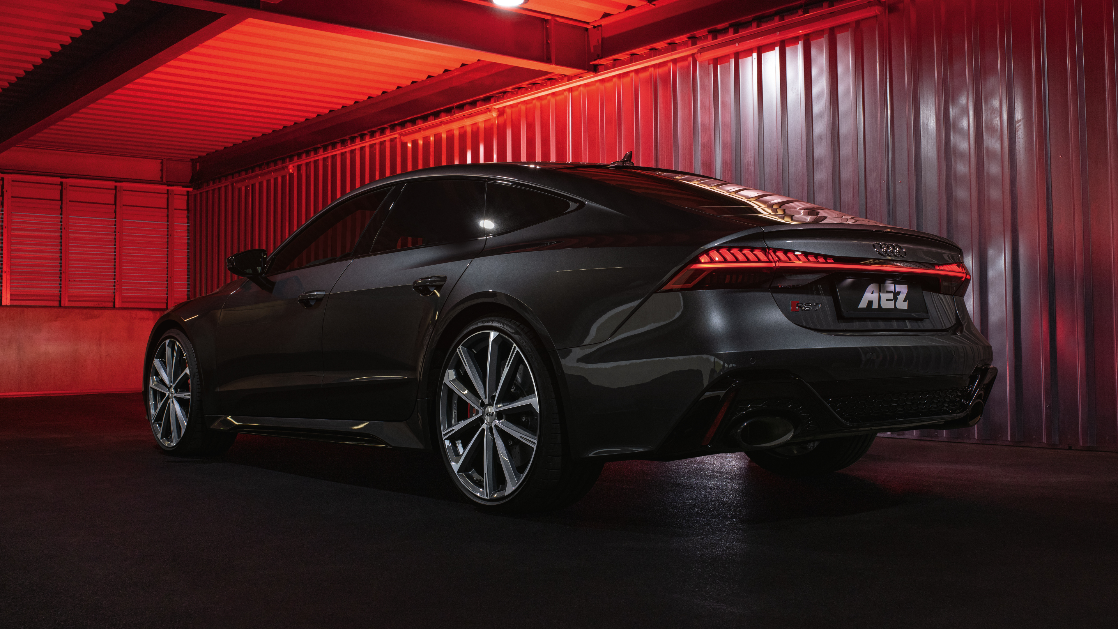 Audi RS7 med AEZ Aruba dark fälgar från OCL Brorssons