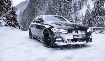 DEZENT TR black BMW3 frontal