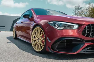 DOTZ Fuji gold Mercedes CLA 45 frontal