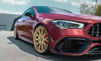 DOTZ Fuji gold Mercedes CLA 45 frontal