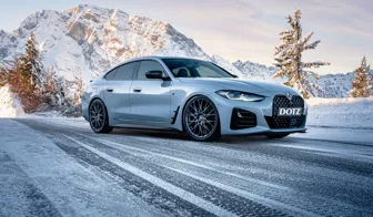 DOTZ Fuji grey BMW 4er Gran Coupe frontal