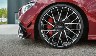 DOTZ Fuji dark Mercedes CLA 45 close up