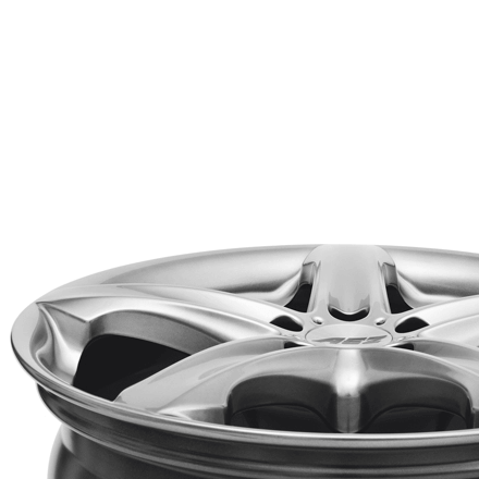 AEZ Yacht alloy wheel five-spoke detail above