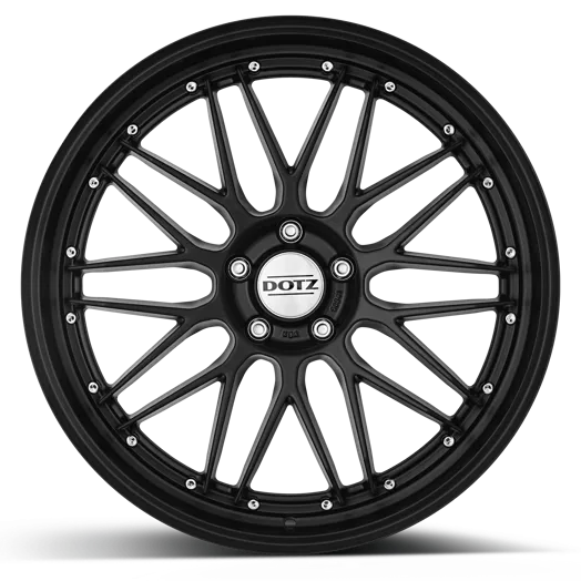 DOTZ Revvo black edt. alloy wheel cross spoke front