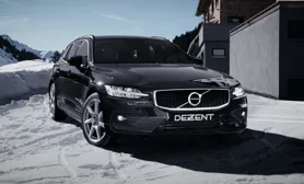 DEZENT TW silver Volvo V60 frontal