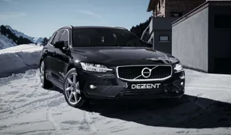 DEZENT TW silver Volvo V60 frontal