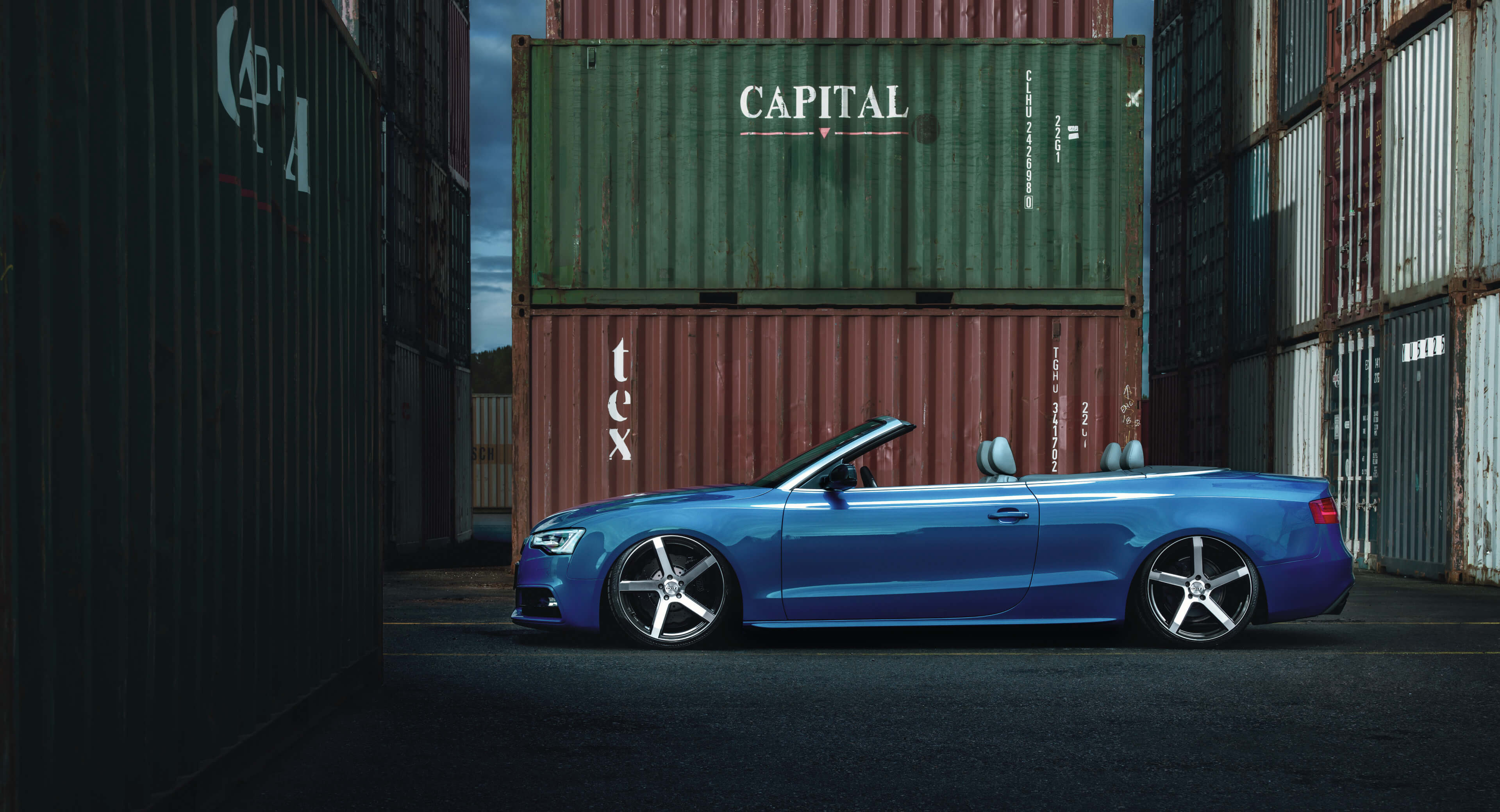 DOTZ CP5 dark alloy wheel Audi A5 Cabrio 18" 19" 20"