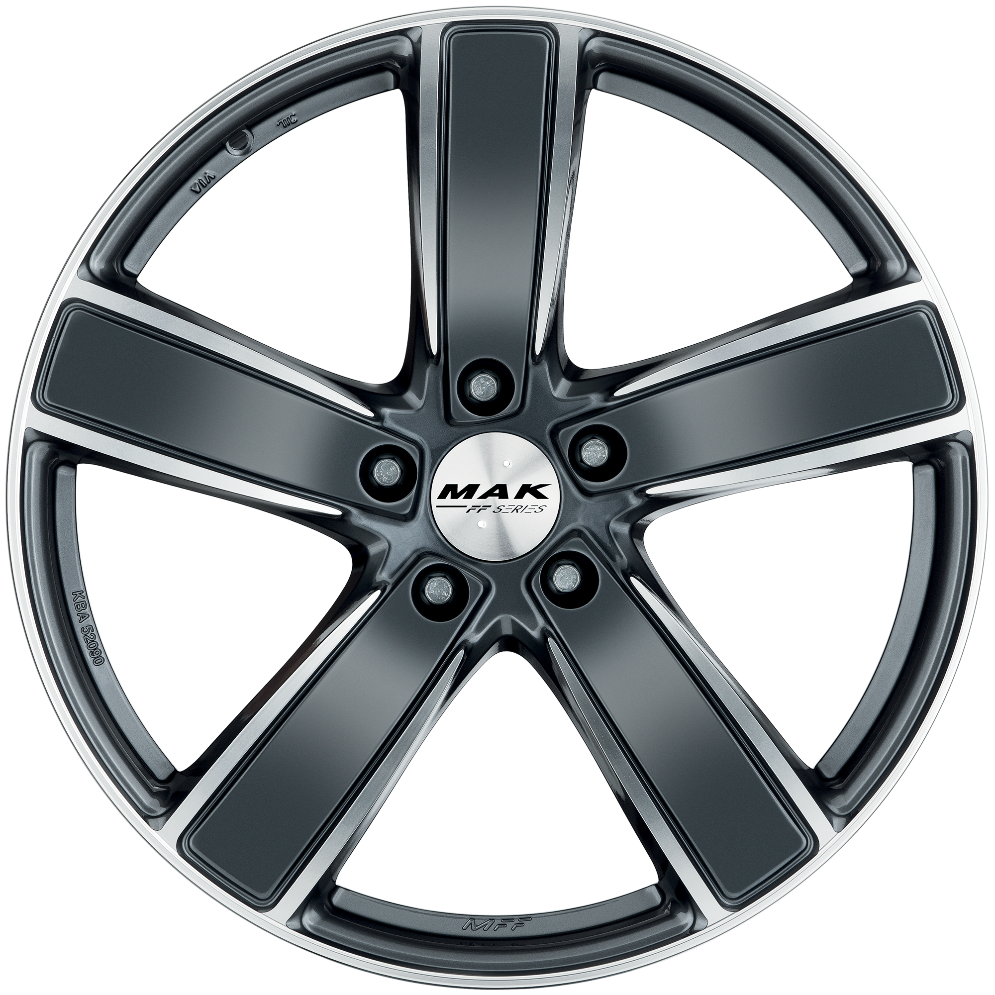 MAK Turismo FF D Gun Metallic Mirror Front