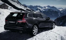 DEZENT TW silver Volvo V60 frontal