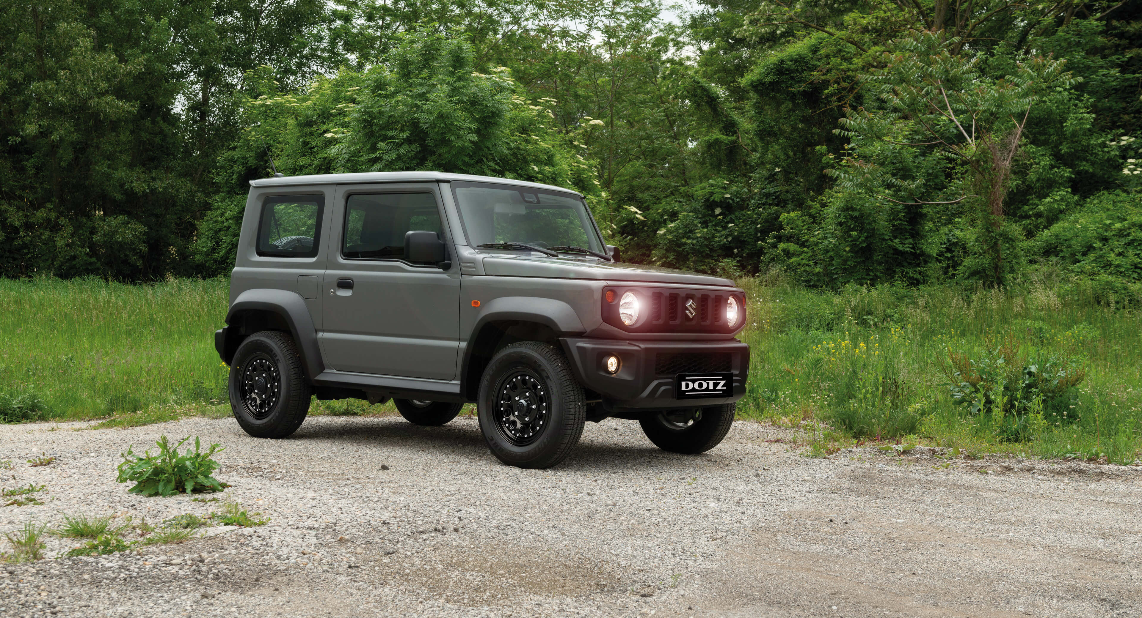 DOTZ SURVIVAL Modular Beadlock 4x4 steel wheel black OffRoad SUVs Suzuki Jimny, Mercedes X-class, Renault Alaskan, Nissan Navara/NP 300