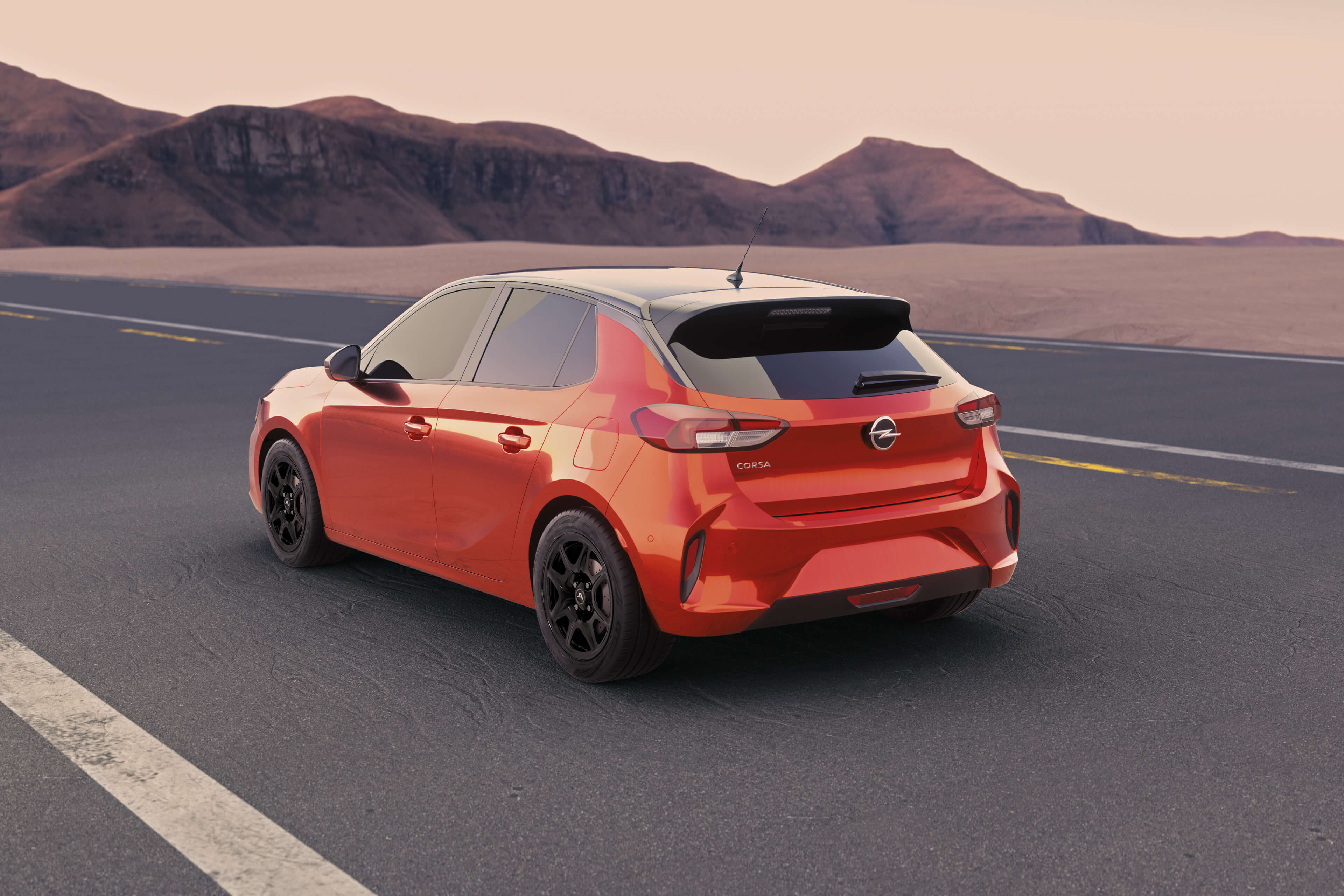 ALCAR hybrid wheel 04 black Opel Corsa rear