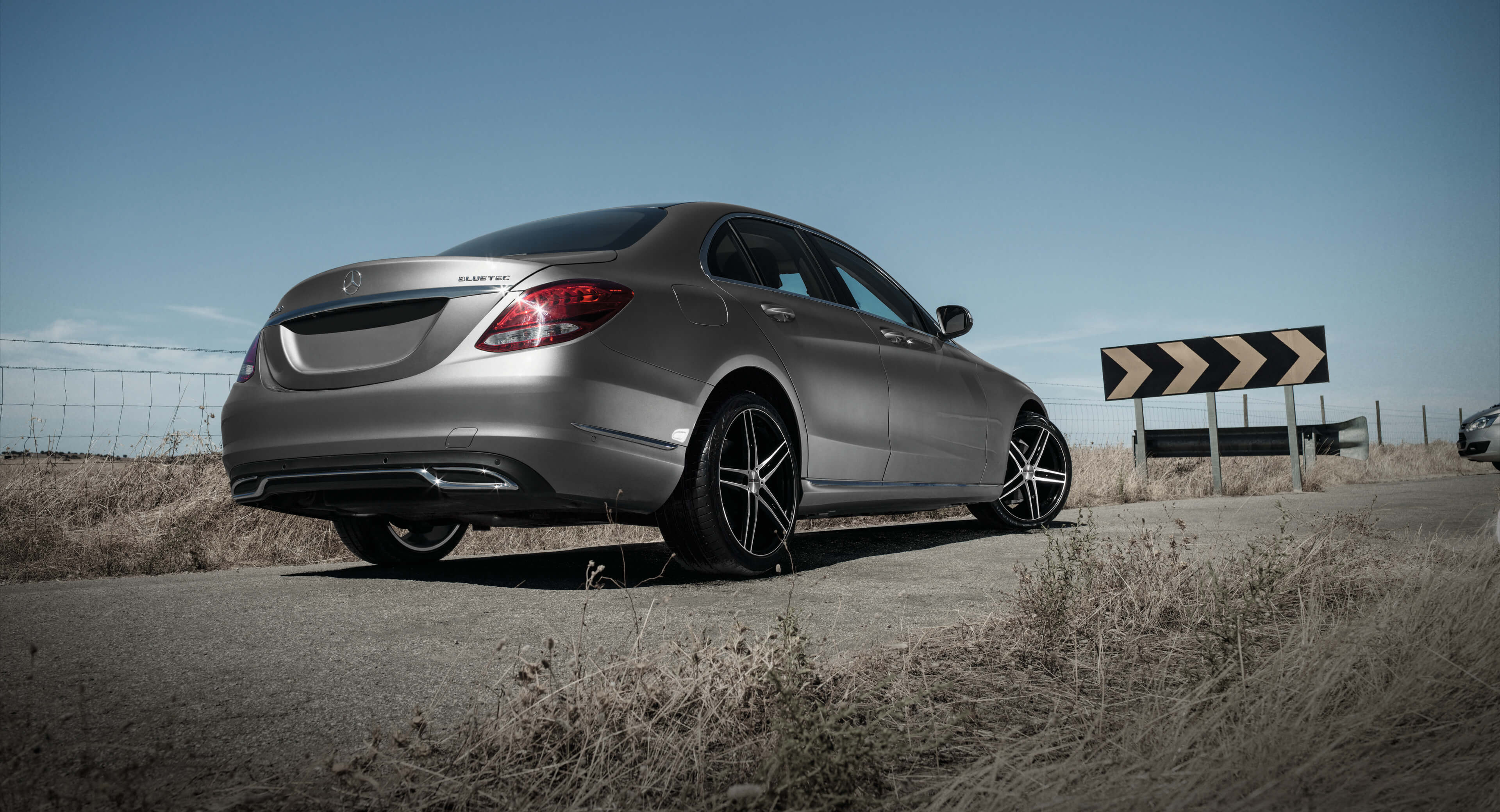 DEZENT TG dark Mercedes C-Klasse 17 inches 18 inches rear