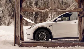 AEZ Atlanta black Tesla Model Y Seite
