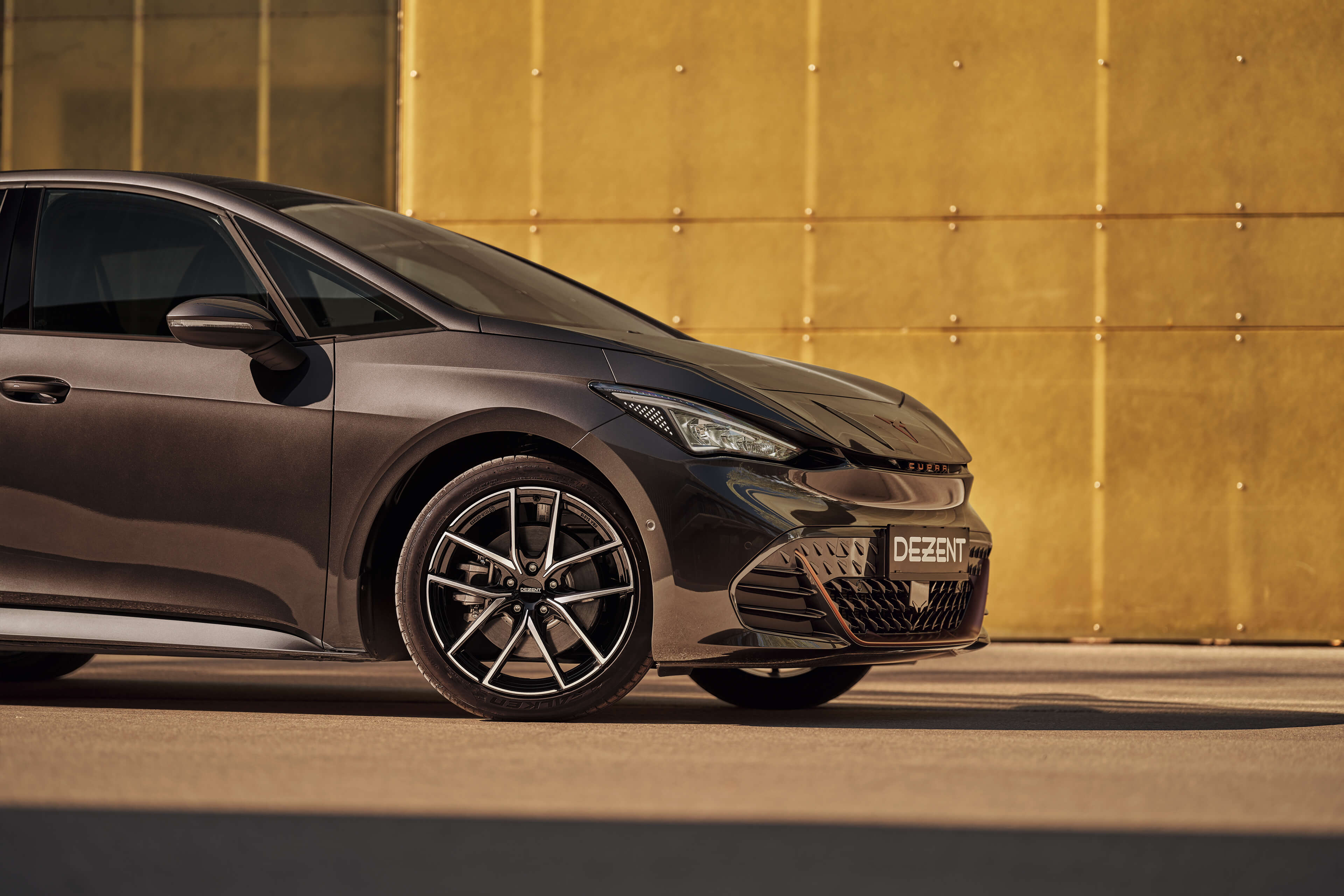 DEZENT TO dark Cupra Born Seite