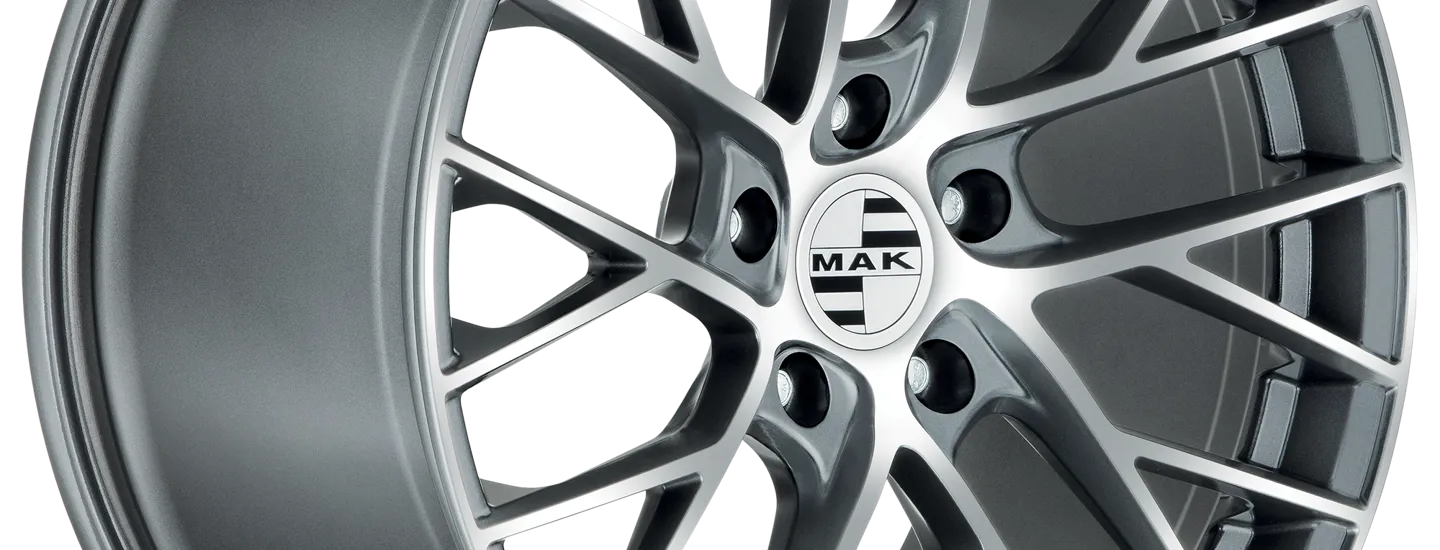 MAK Monaco Gun Metallic Mirror 3 4