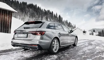 DEZENT TR silver AudiA4 Heck