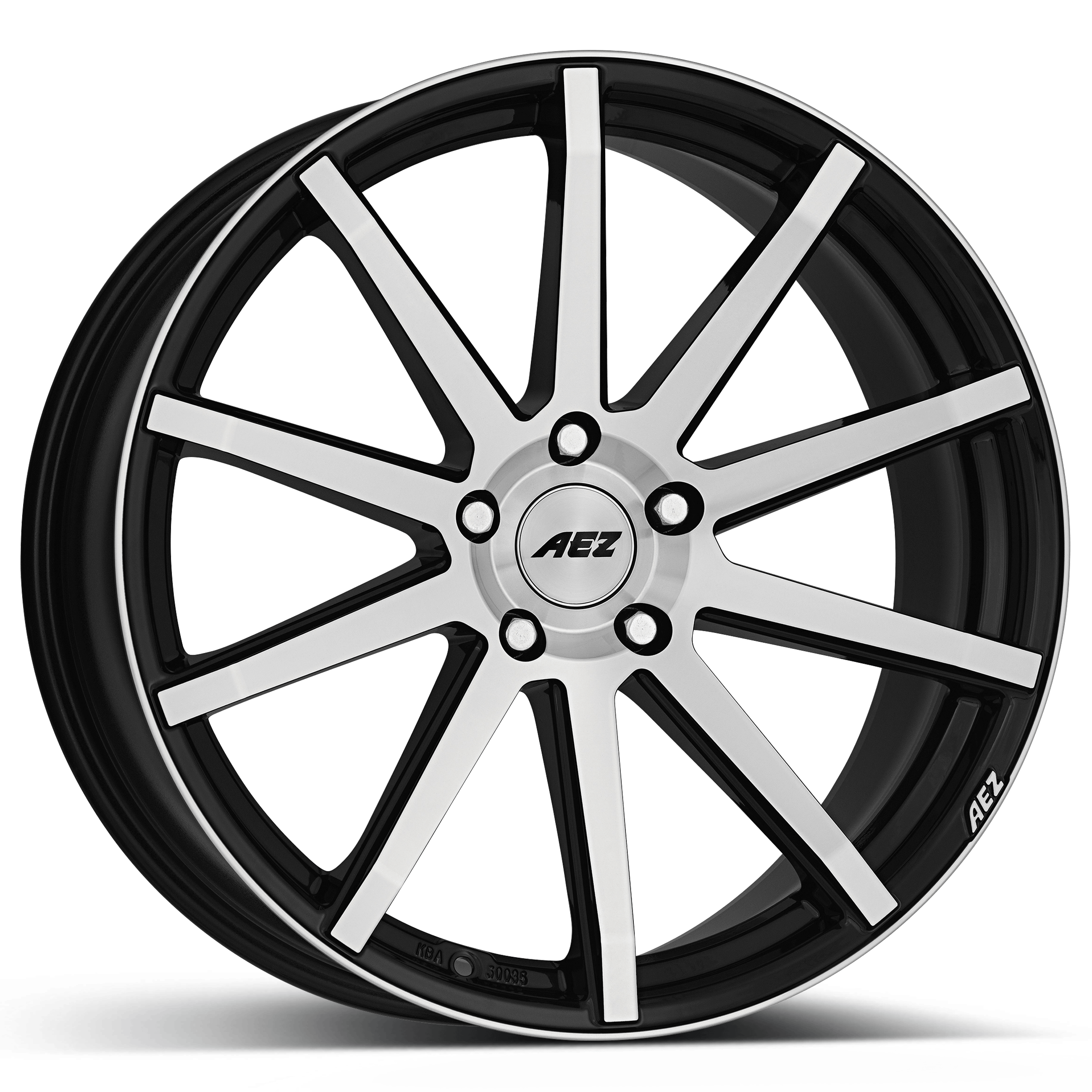 AEZ Straight 10 spokes design alloy wheel side 
