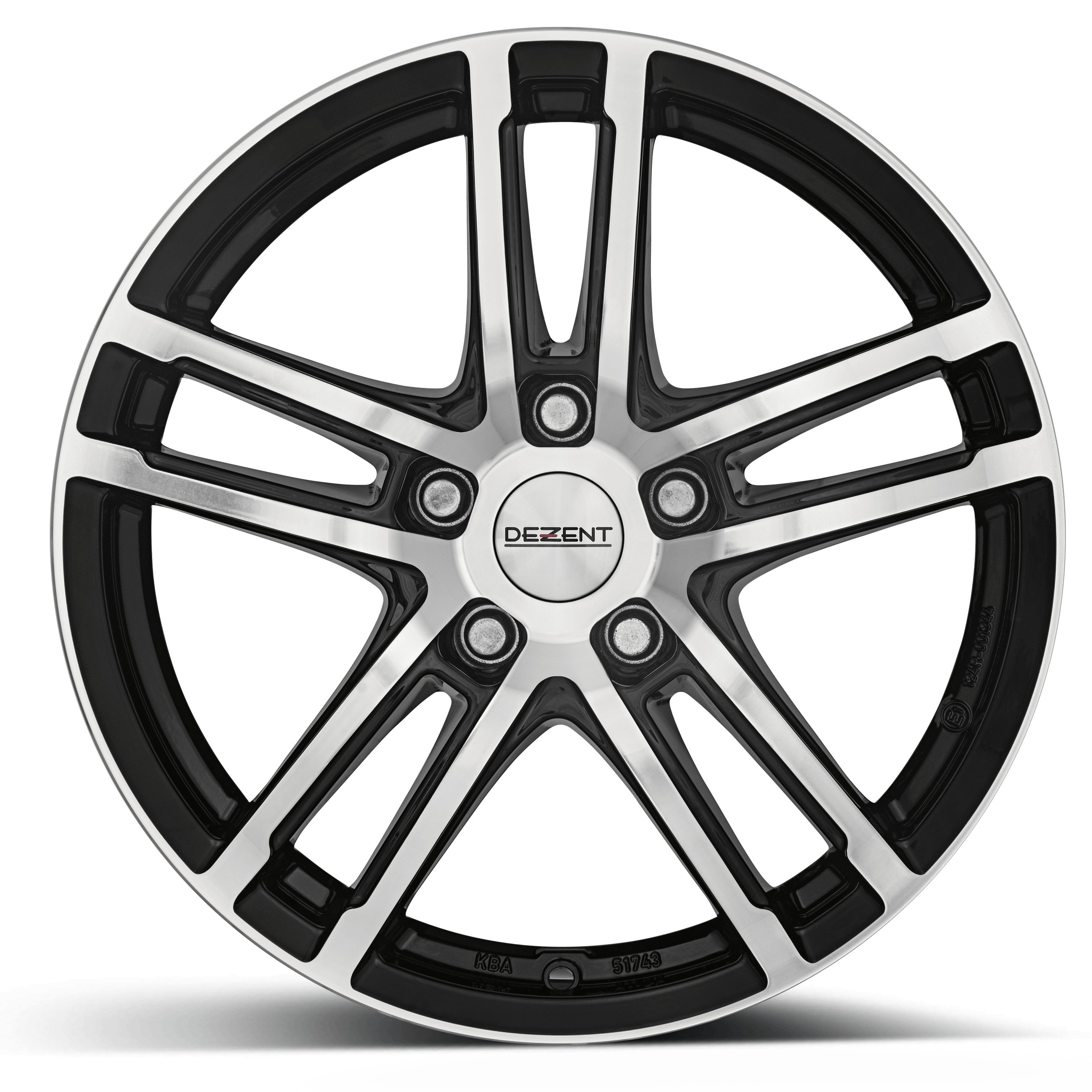 DEZENT TZ dark alloy wheel front