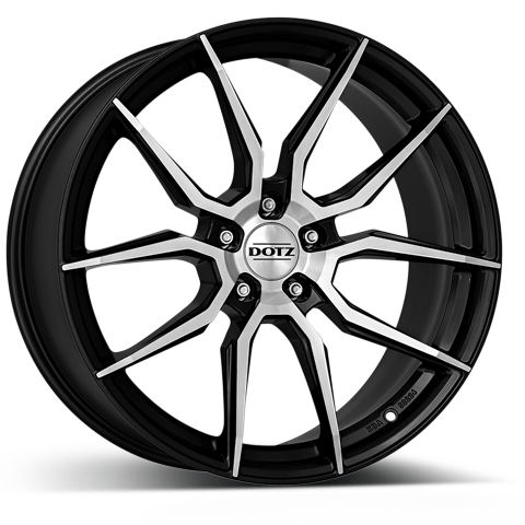 DOTZ Misano dark alloy wheel side 