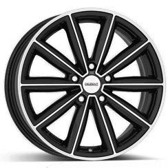 DEZENT TM dark black ten spokes