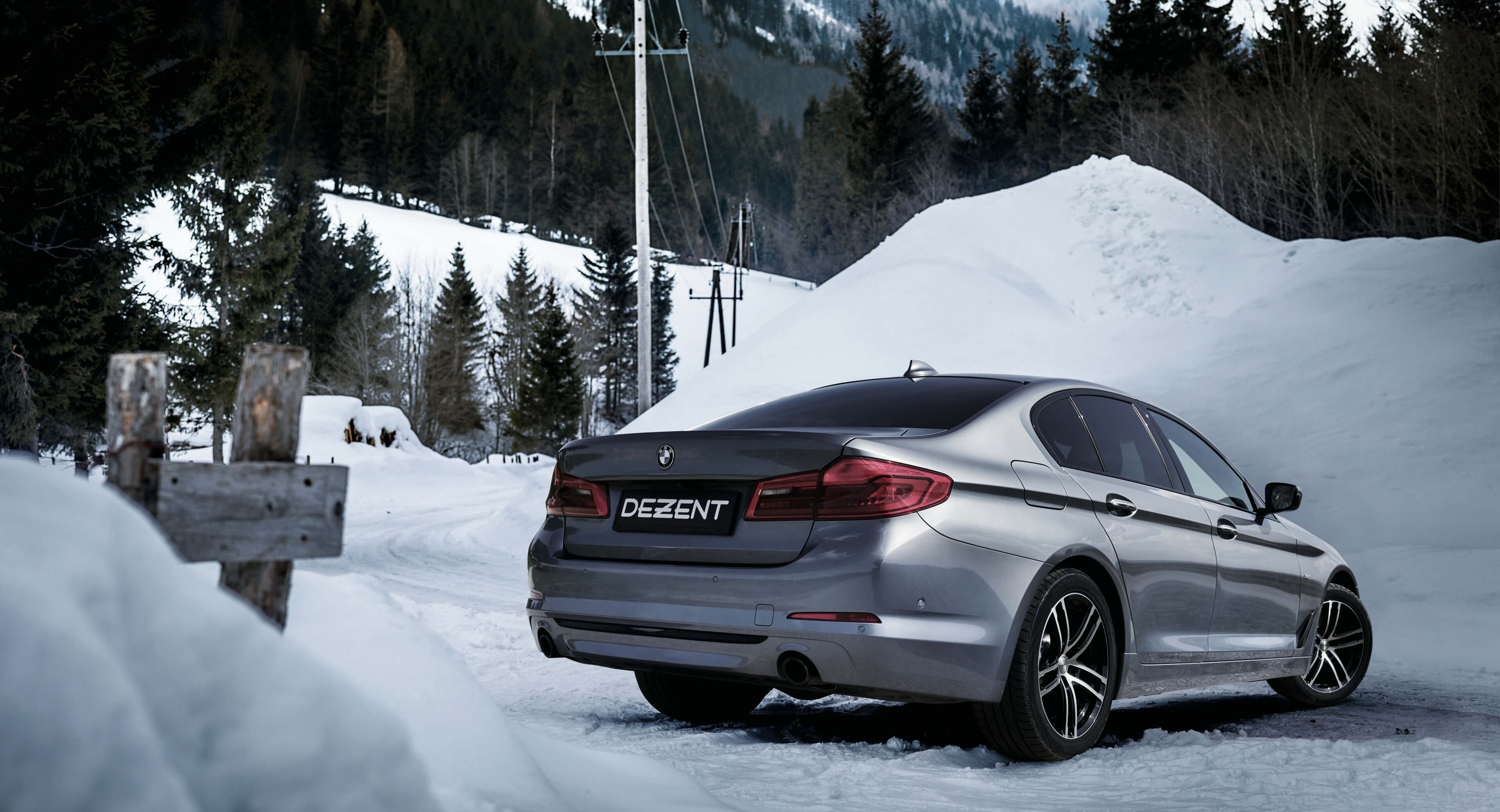 DEZENT TZ-c dark  BMW5 rear