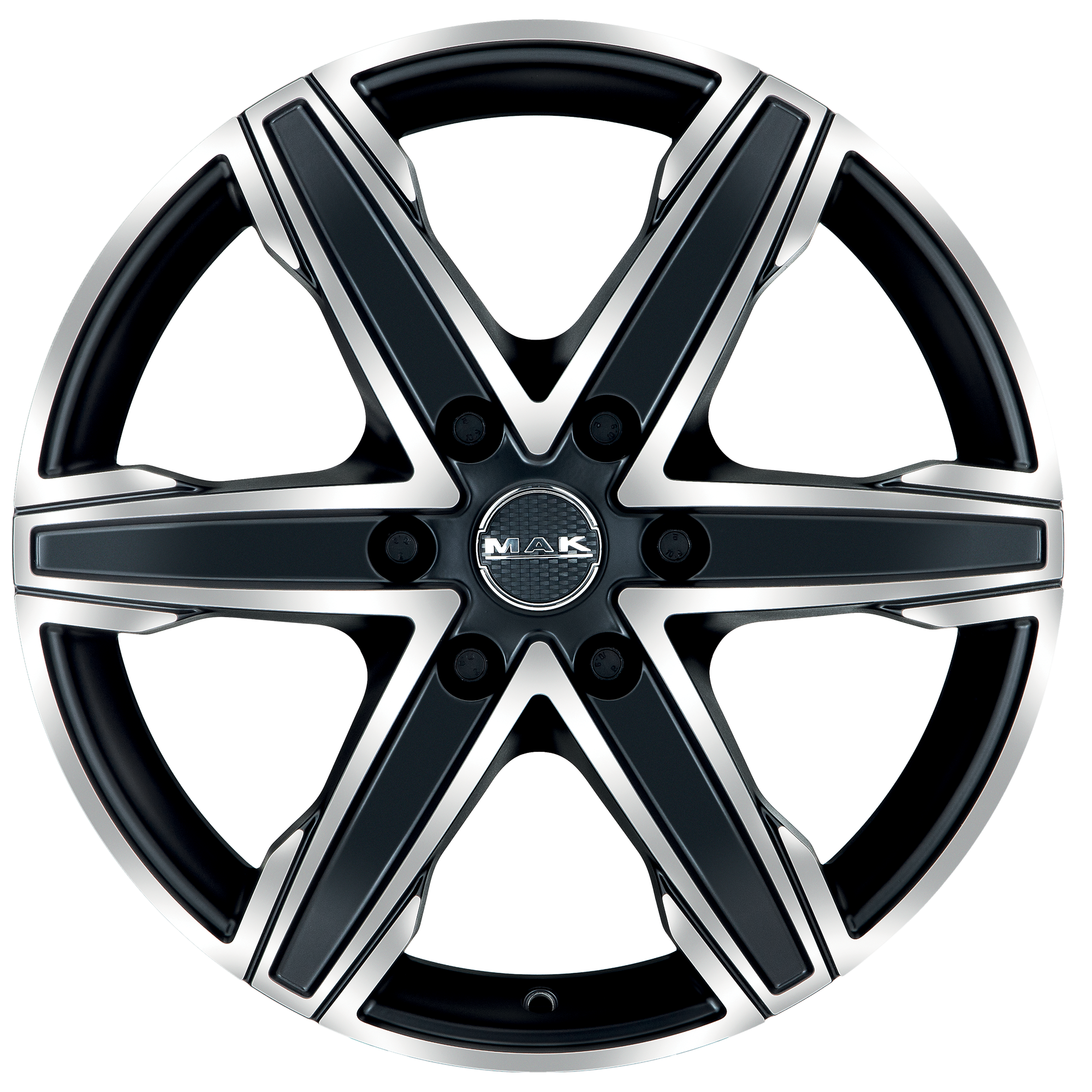 MAK King 6 Ice Black Front